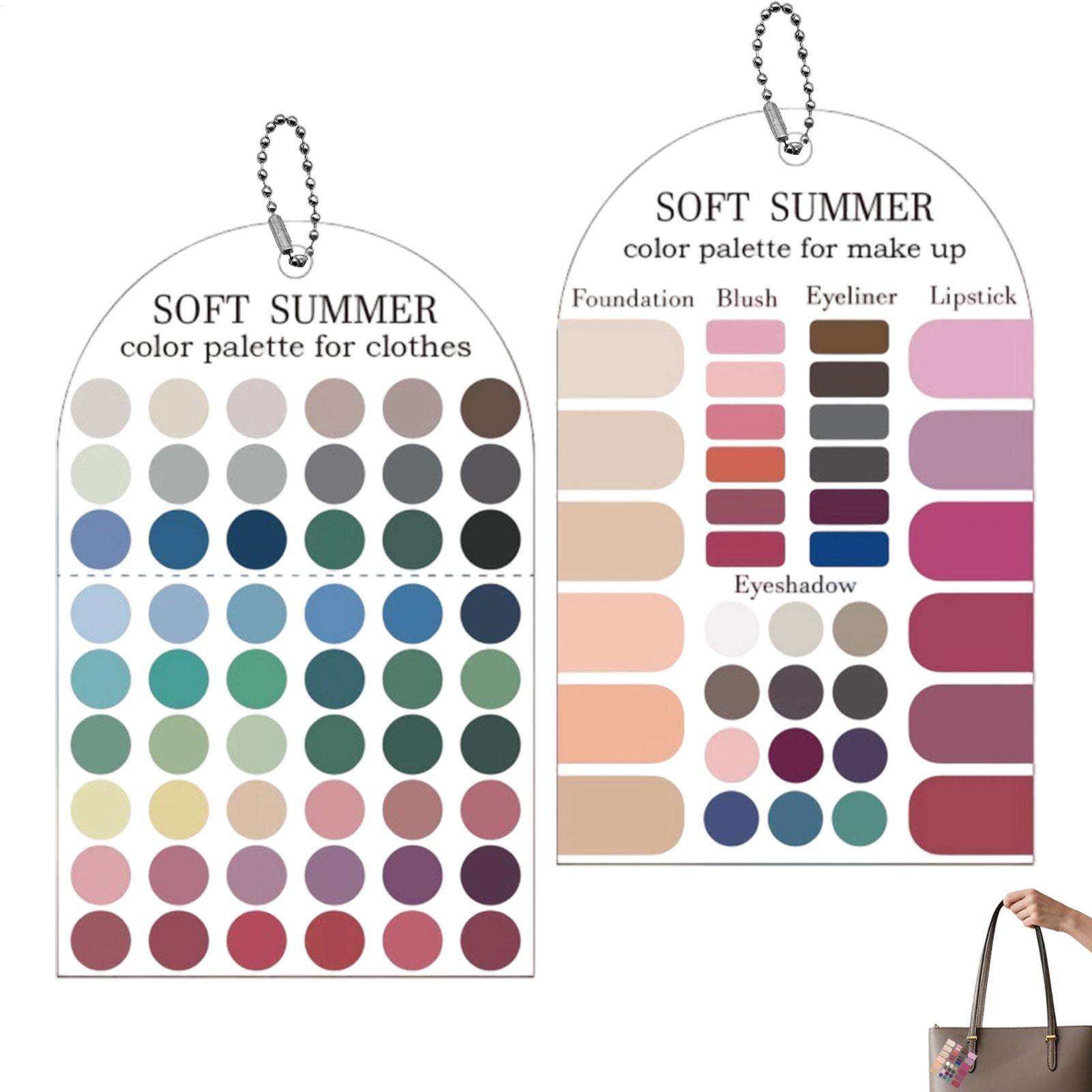 Summer Clothing Palette - 2 Paletas de Colores Acrílicas de