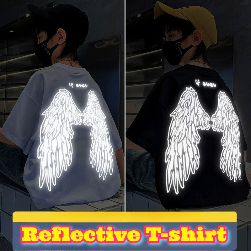 Summer Clothing For Teens - Camiseta con alas reflectantes para jóvenes,
