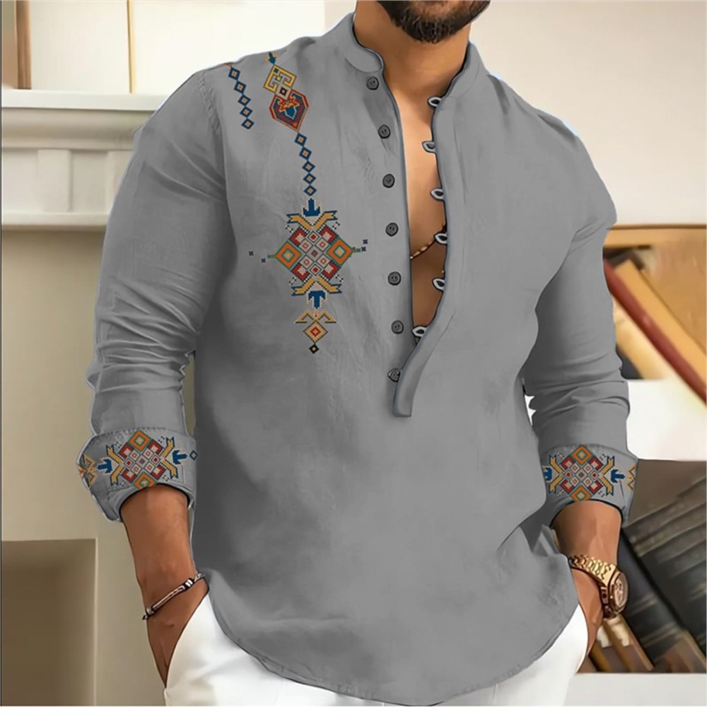 Summer Clothing Men 2025 - 2025 Camisa hawaiana de verano para