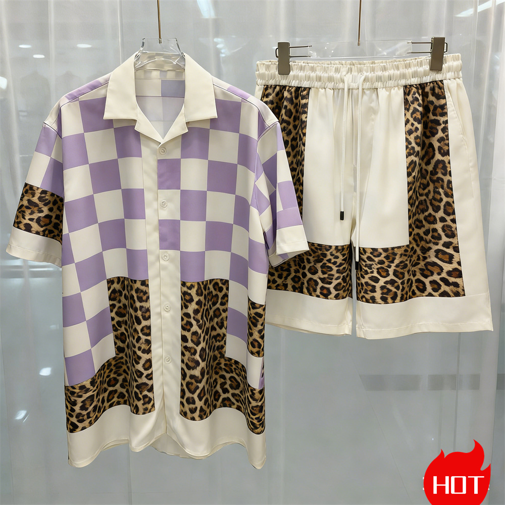 Summer Clothing Beach - Conjunto de Camisa y Pantalones Cortos