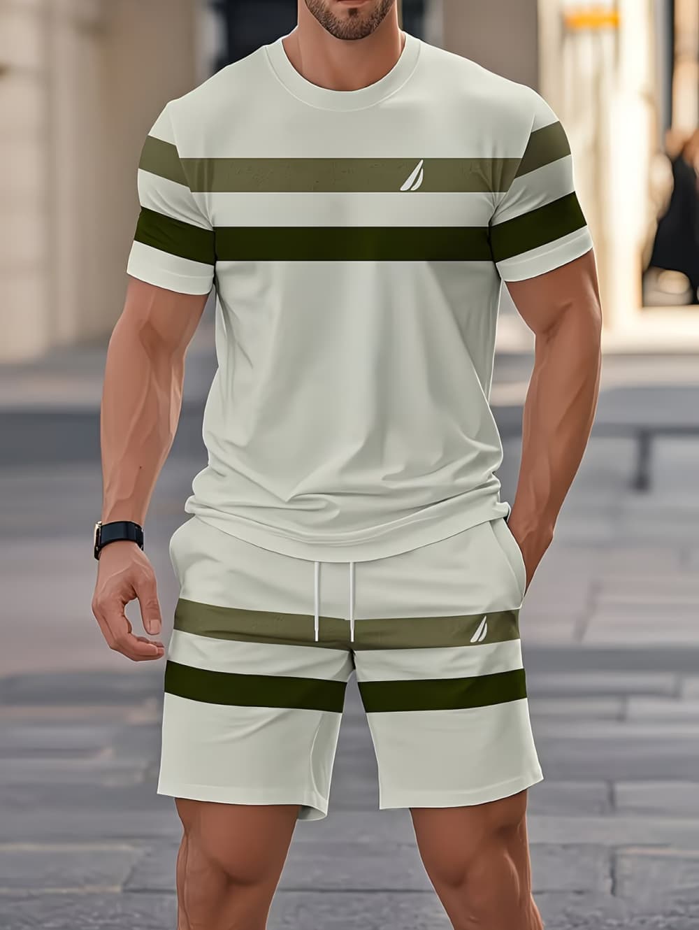 Summer Clothing Haul - Conjuntos de verano para hombre, camiseta