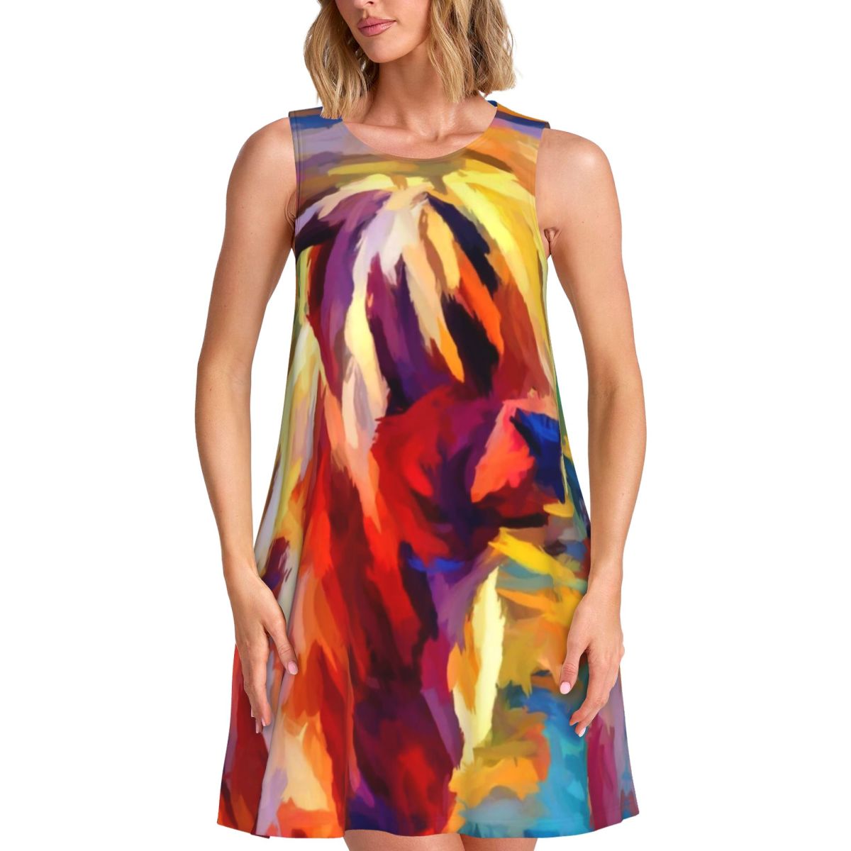 Summer Clothing Ideas For Women - Vestido Casual de Vaca Highland, Vestidos