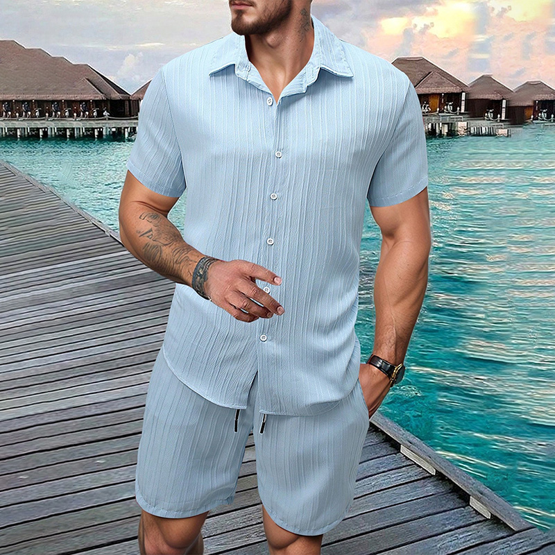 Summer Clothing Beach - Conjunto de 2 Piezas para Hombre,