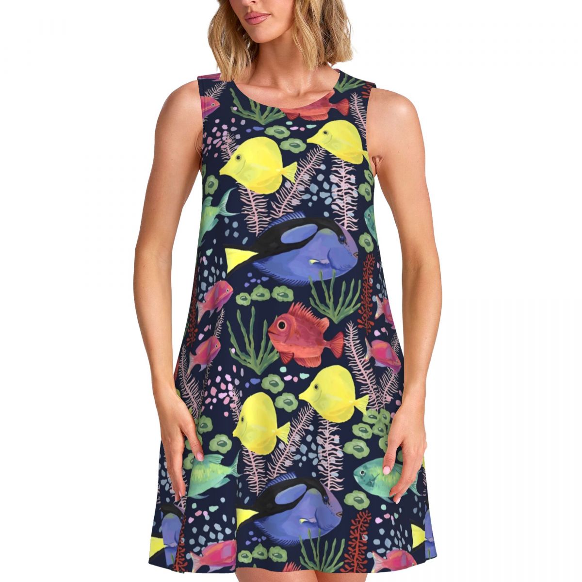 Vestido Sea Fish Tank, vestido - Summer Clothing Ideas For Women reseña y precio