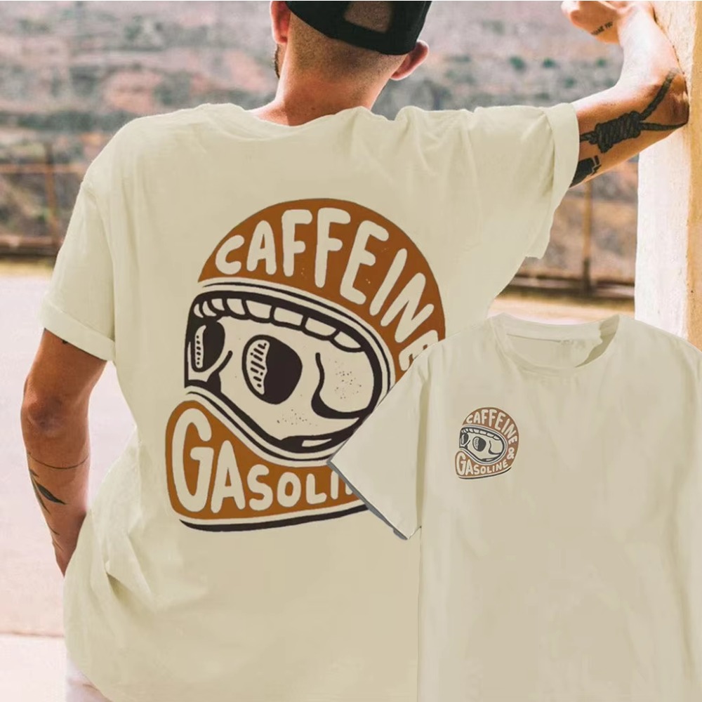 Camiseta de algodón con estamp - Summer Clothing Men 2025 reseña y precio