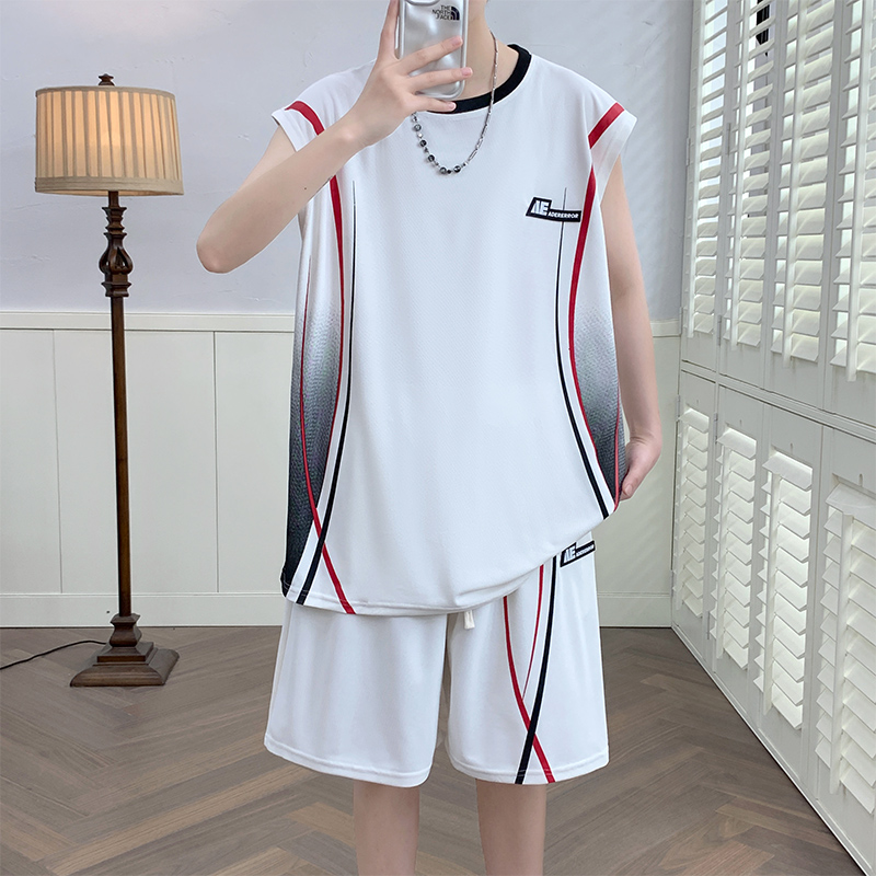 Conjunto Deportivo Informal de - Summer Clothing Men Fashion reseña y precio