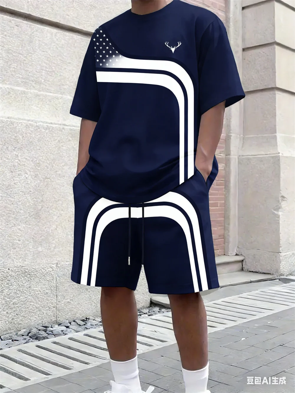 Conjunto de Camiseta y Pantalo - Summer Clothing Men Fashion reseña y precio