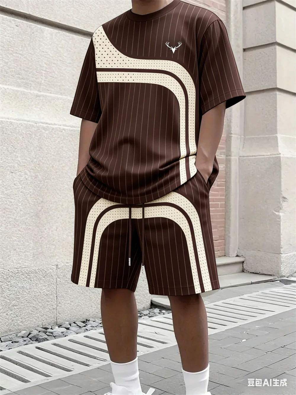 Conjunto de Camiseta y Pantalo - Summer Clothing Men Fashion reseña y precio