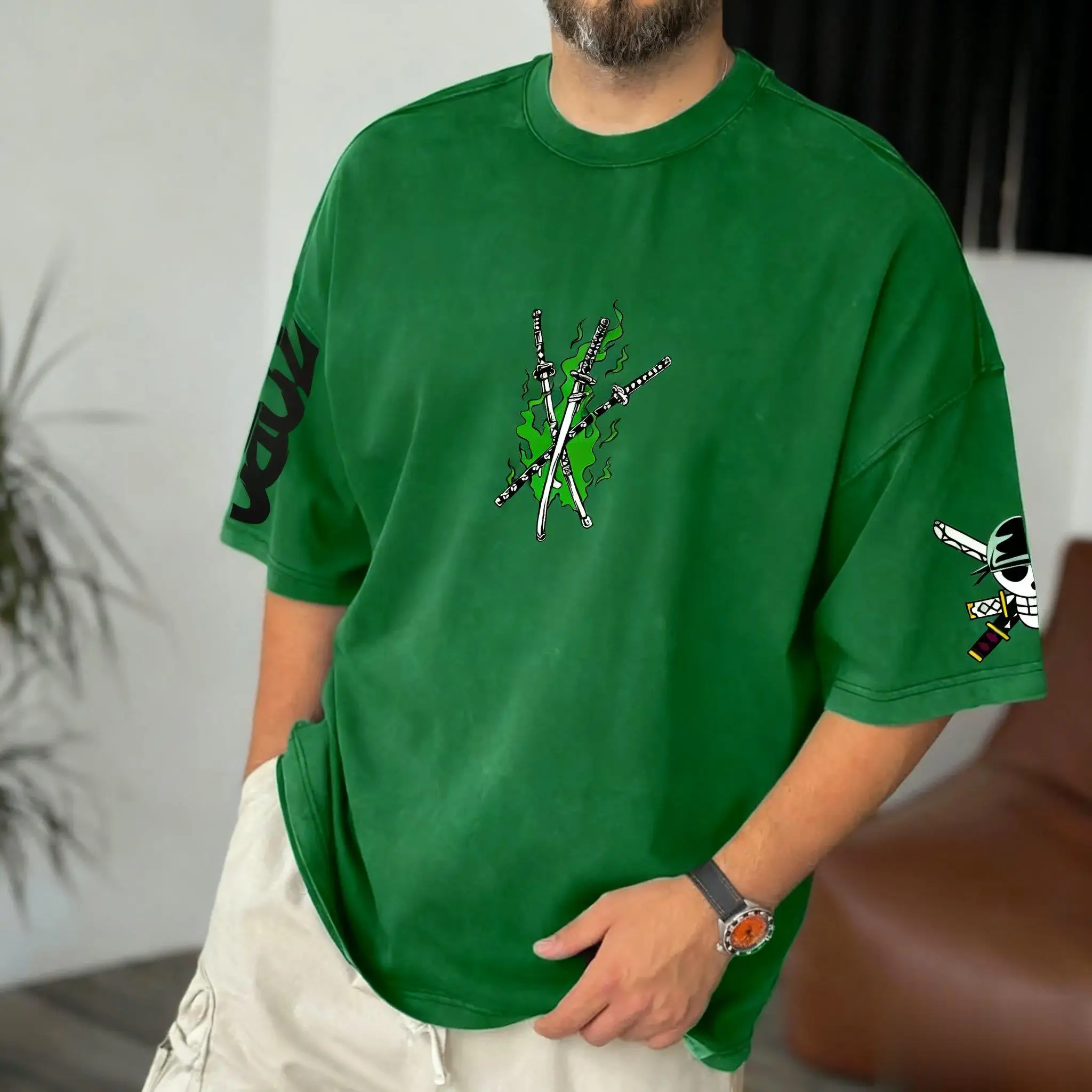 Verano Y2k Anime una pieza Zor - Summer Clothing Men 2025 reseña y precio