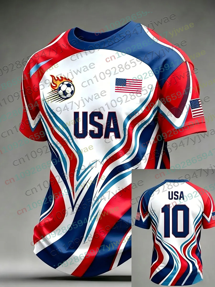 Camiseta de Fútbol de Estados  - Summer Clothing For Teens reseña y precio